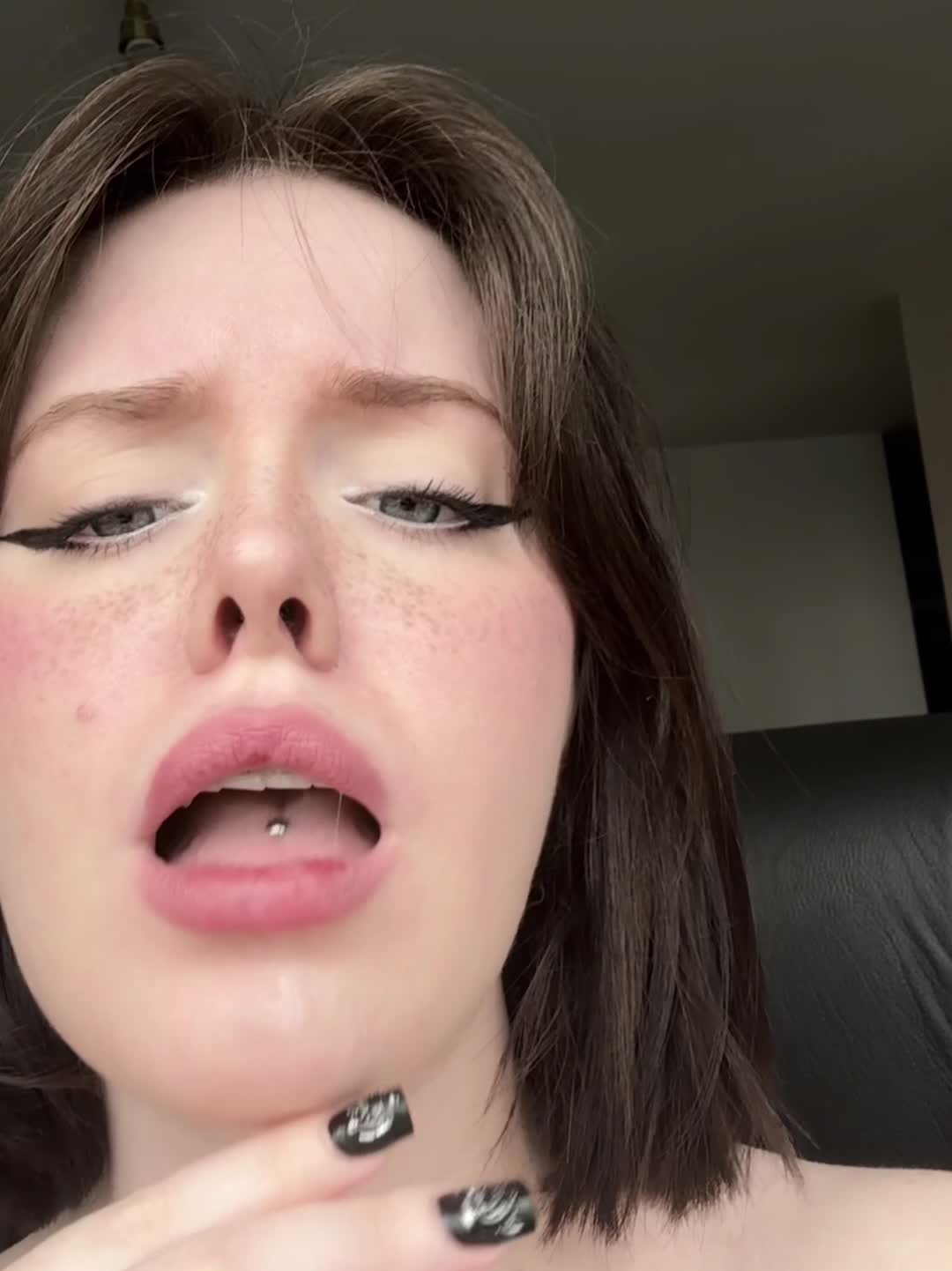 Will you put your dick in that slobbering wet mouth?