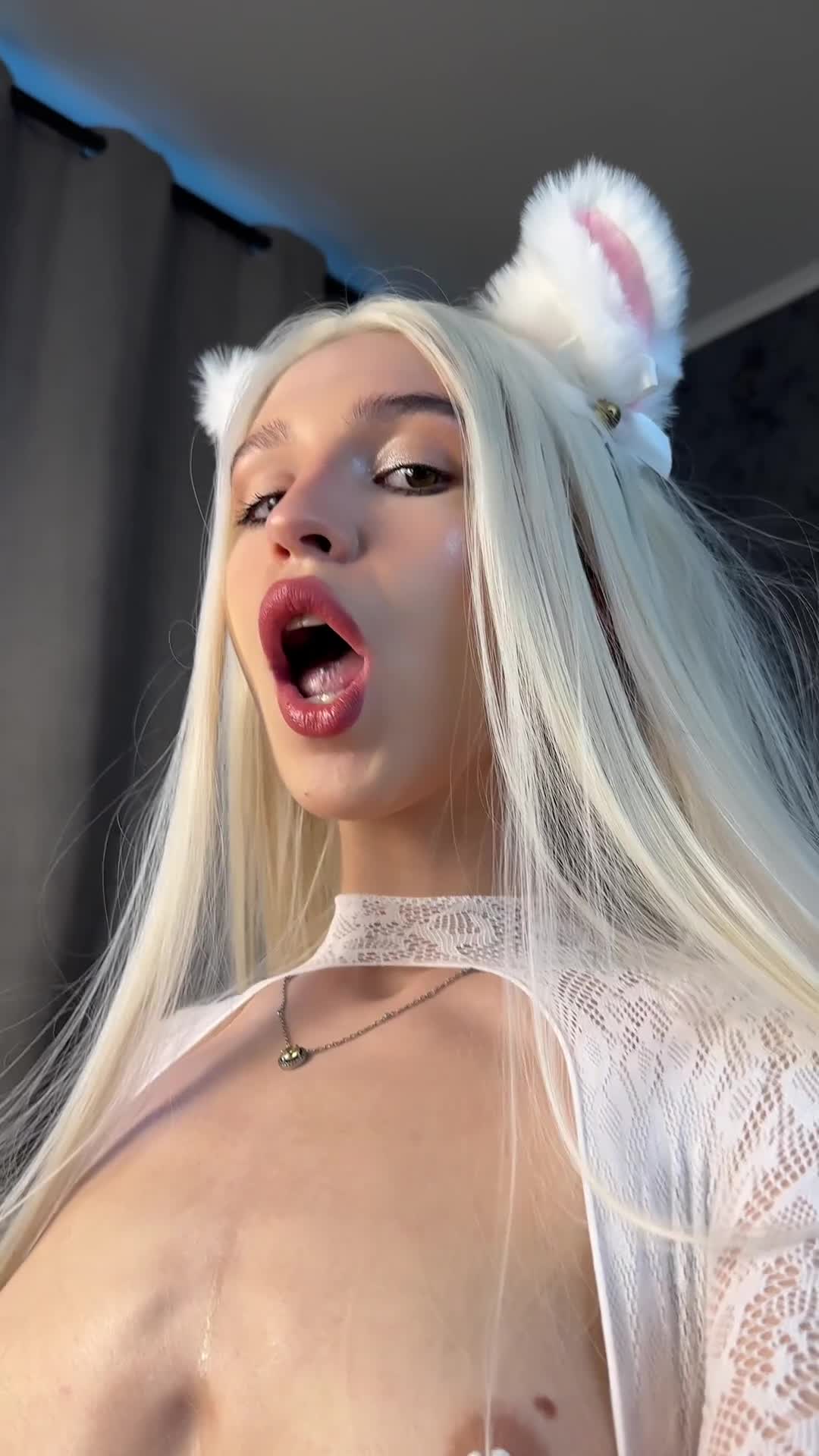 When I'm wearing nipple clamps, I'm salivating with pleasure