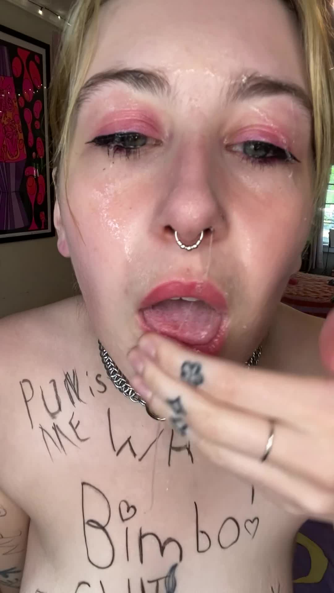 spit + makeup = masterpiece