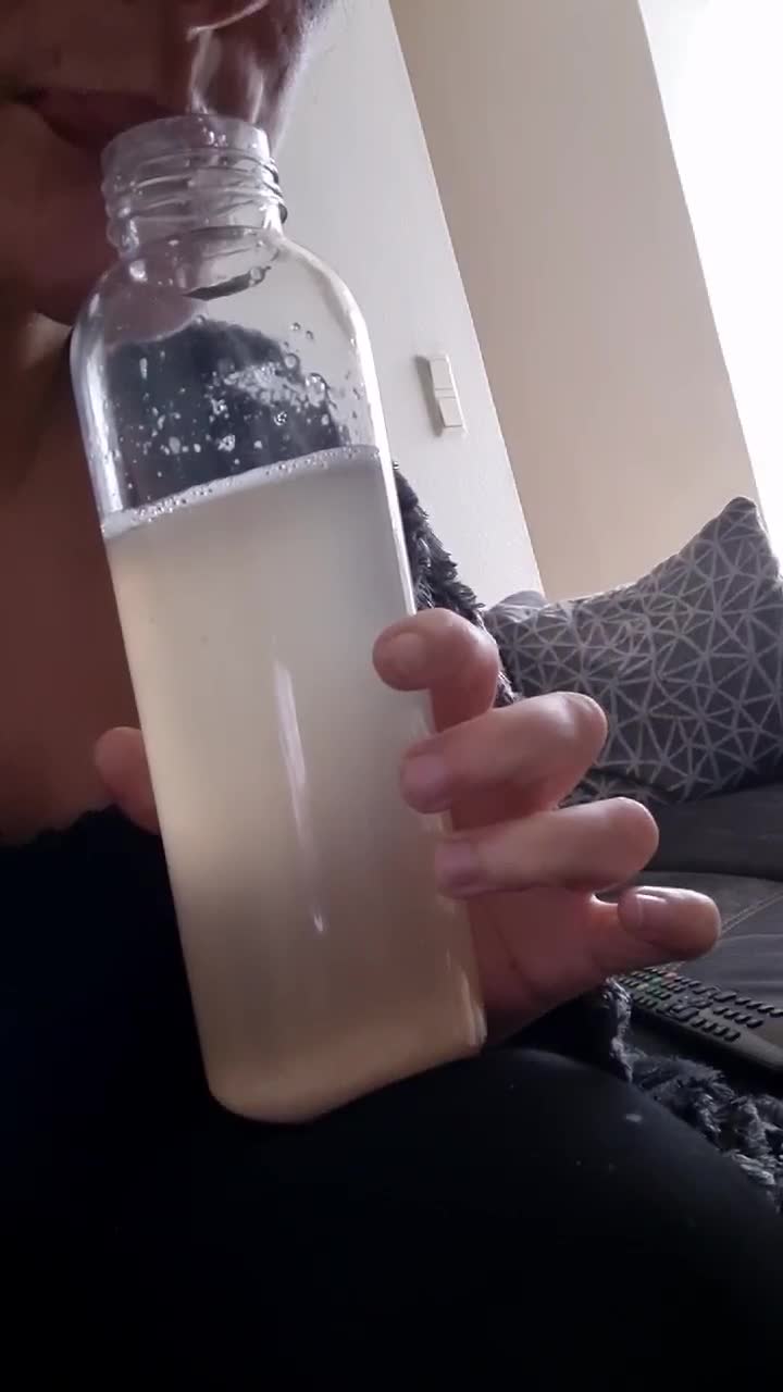 750ml of my GFs pure spit
