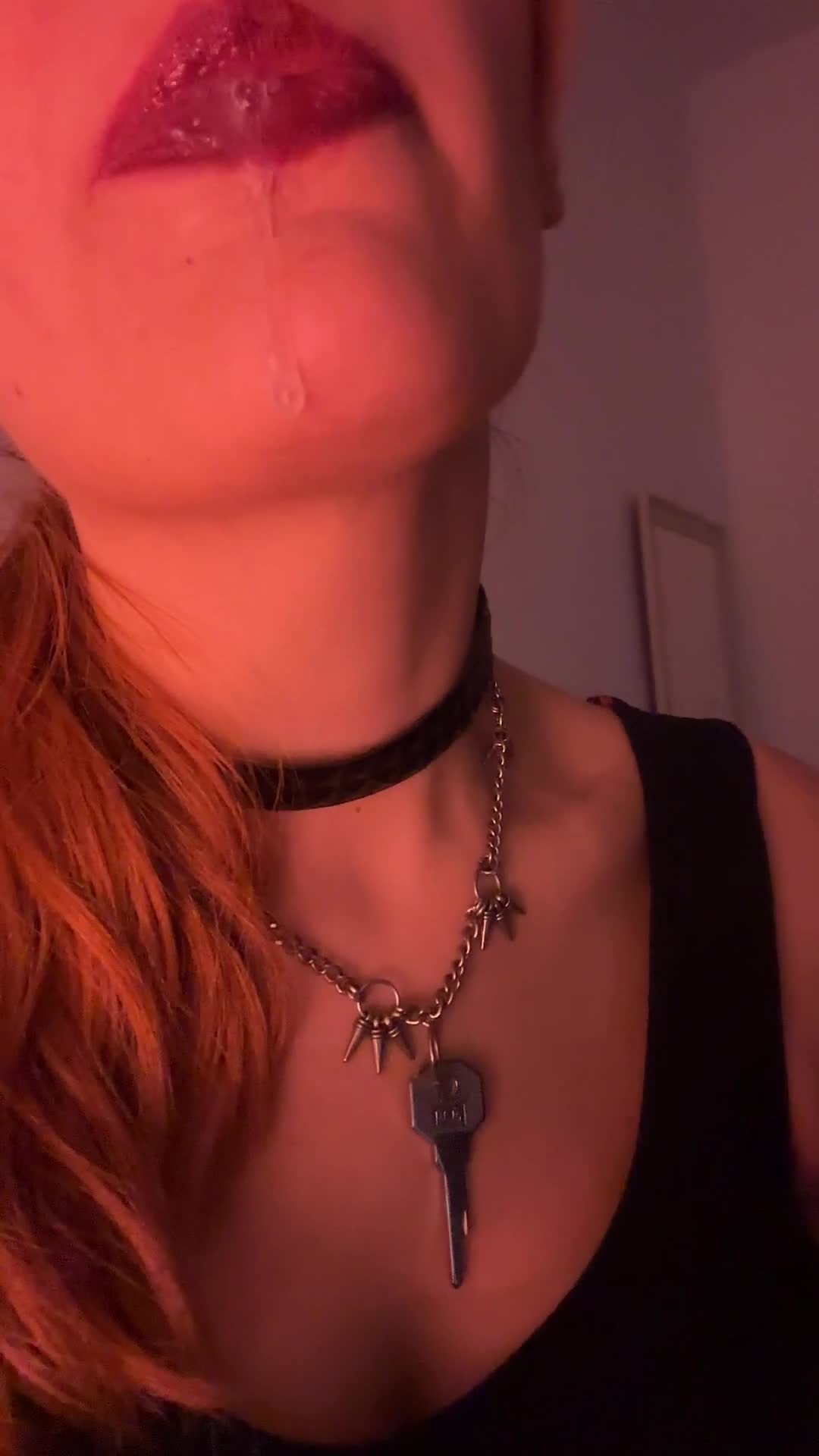 French kisses, with a lot of saliva.