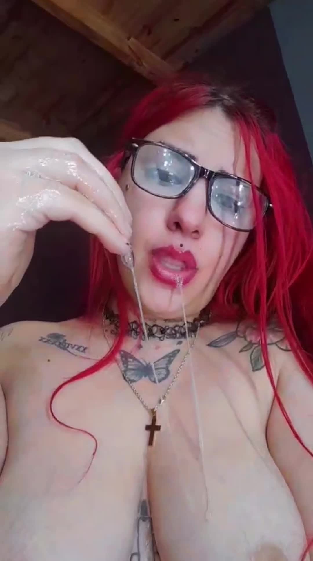 Will you let me fill you with my saliva?